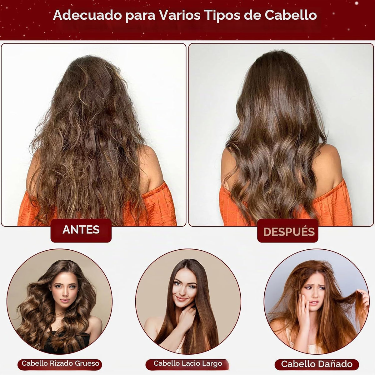 TEPENAR Accesorio para secador de pelo con capucha: Gorra de secado...