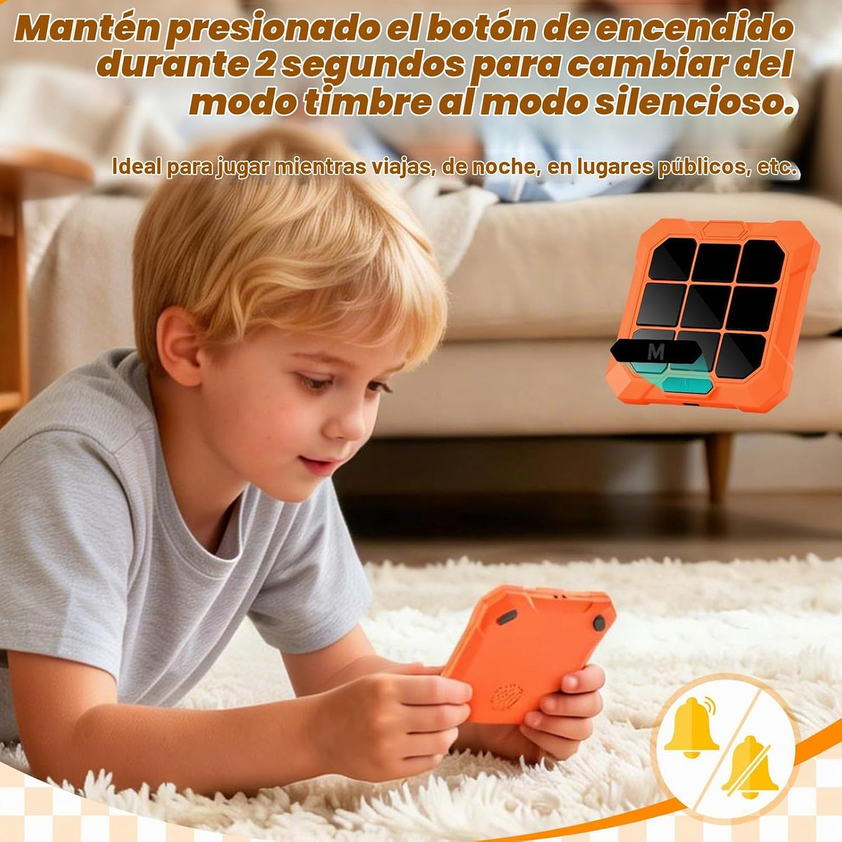 6 en 1 Tic-Tac-Toe juego de mano para niños, tablero electrónico de...