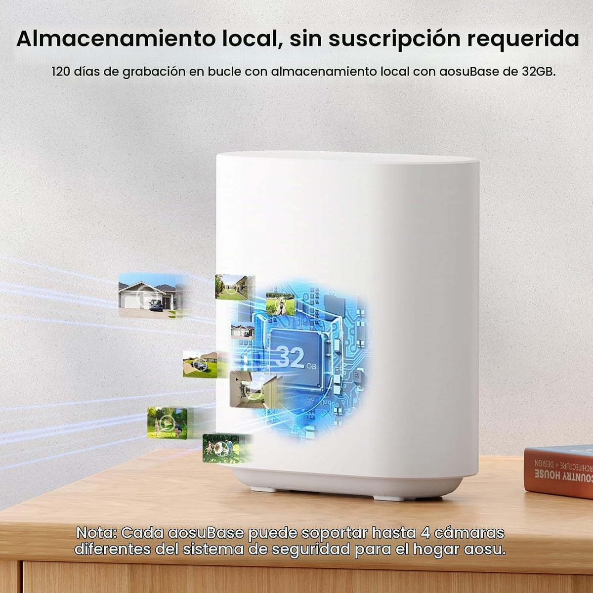 aosu Sistema al aire libre inalámbrico de las cámaras de seguridad...