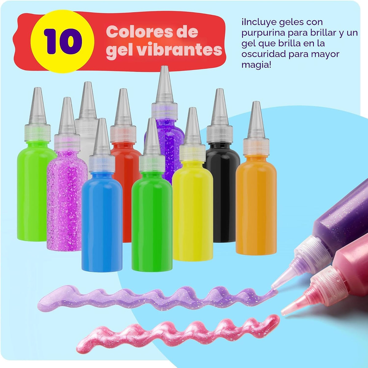 Juego de agua de gel de hadas acuáticas Dan&amp;Darci para niños -...