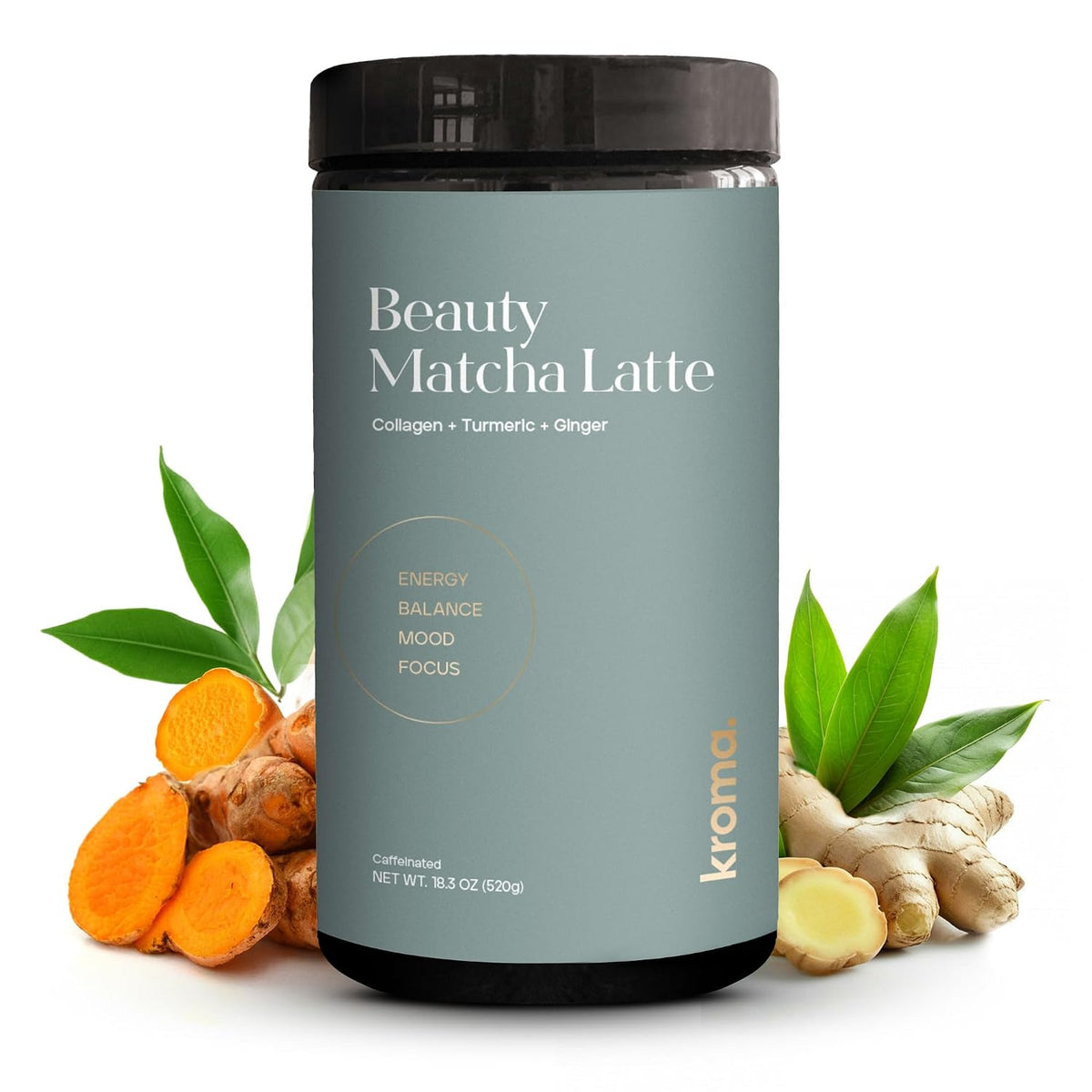 Polvo de Matcha Latte de Kroma Beauty 17.75 oz, 503 g, 60 porciones...