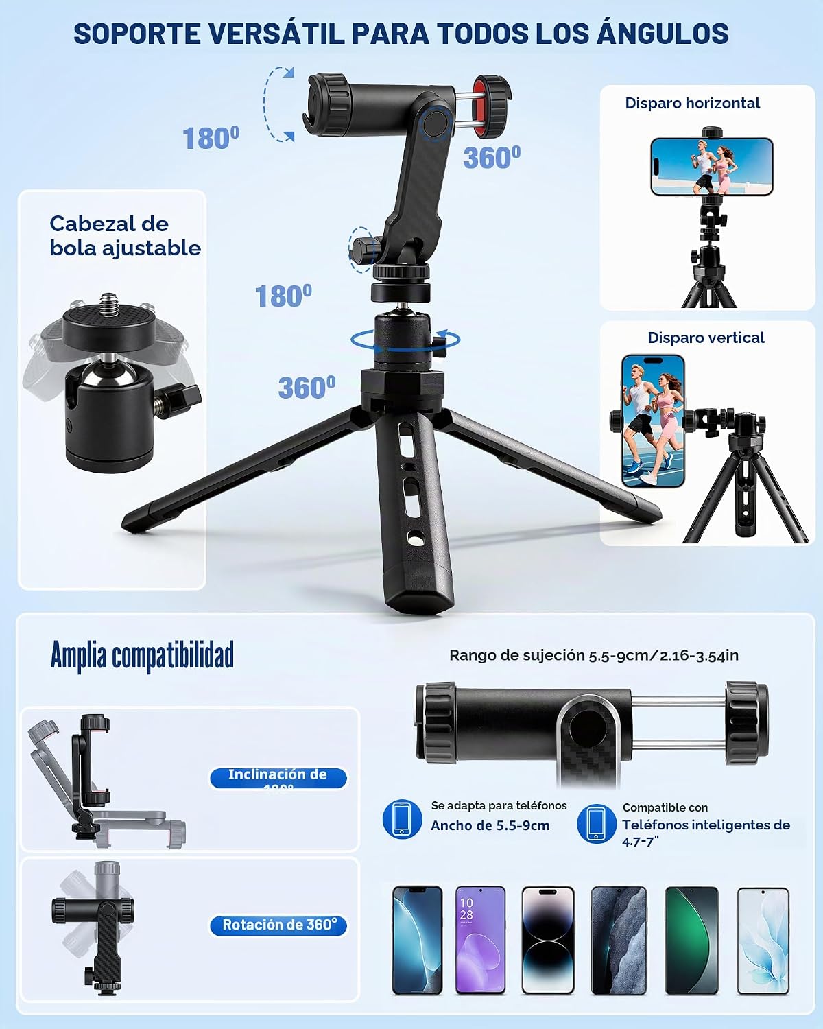 Kit de vlogging para iPhone\/Android, TikTok YouTube Kit de inicio...