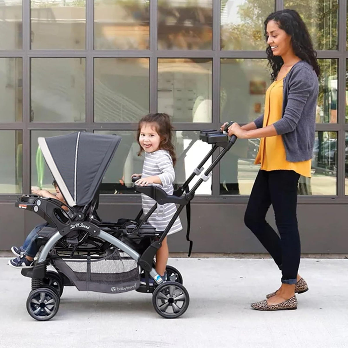 Baby Trend Sit N' Stand Cochecito convertible de uso múltiple,...