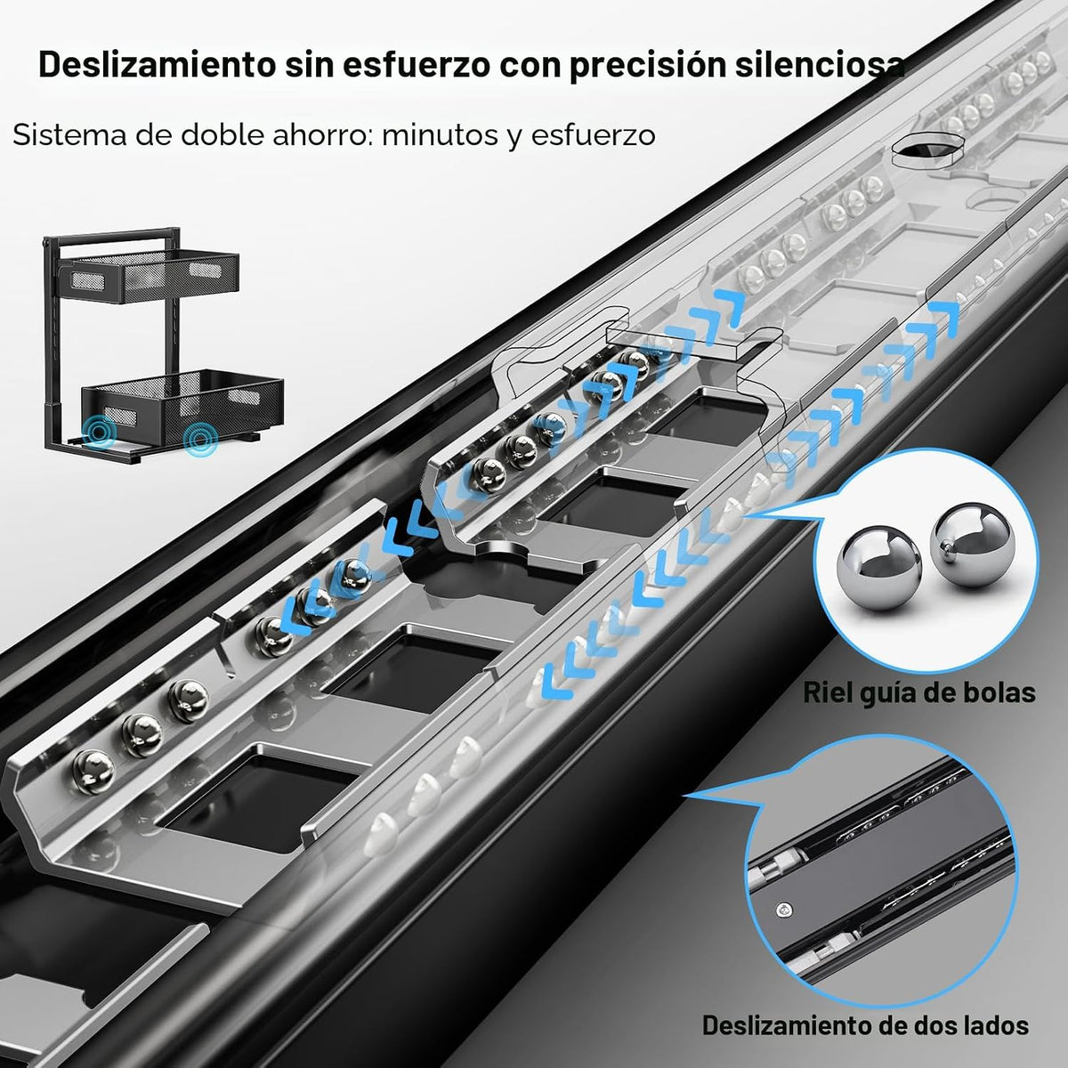 TISTAYA Organizador Debajo del Fregadero, Organizadores y Almacenam...