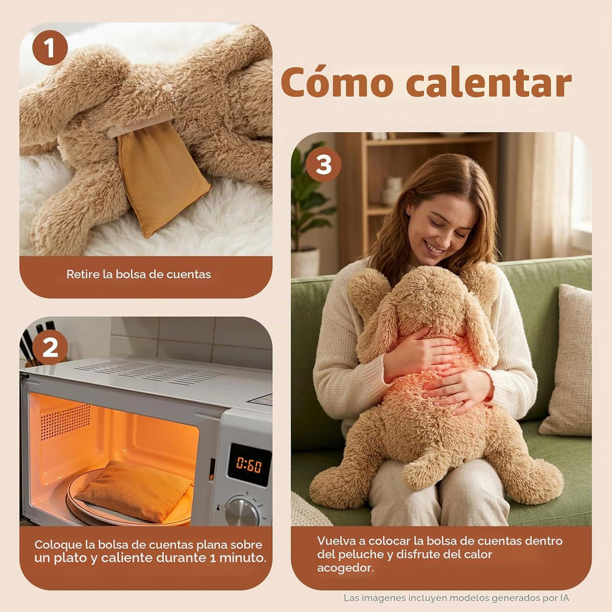 Animales de peluche con peso de perro de 24 pulgadas | 4.5 libras p...