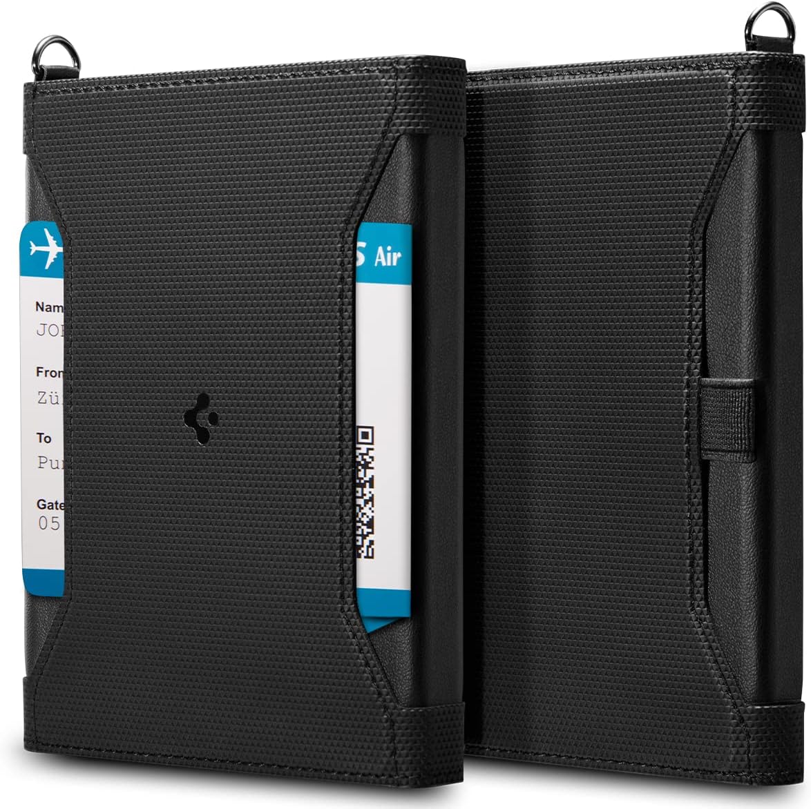 Spigen Life para pasaporte Funda para tarjeta con tecnología de blo...