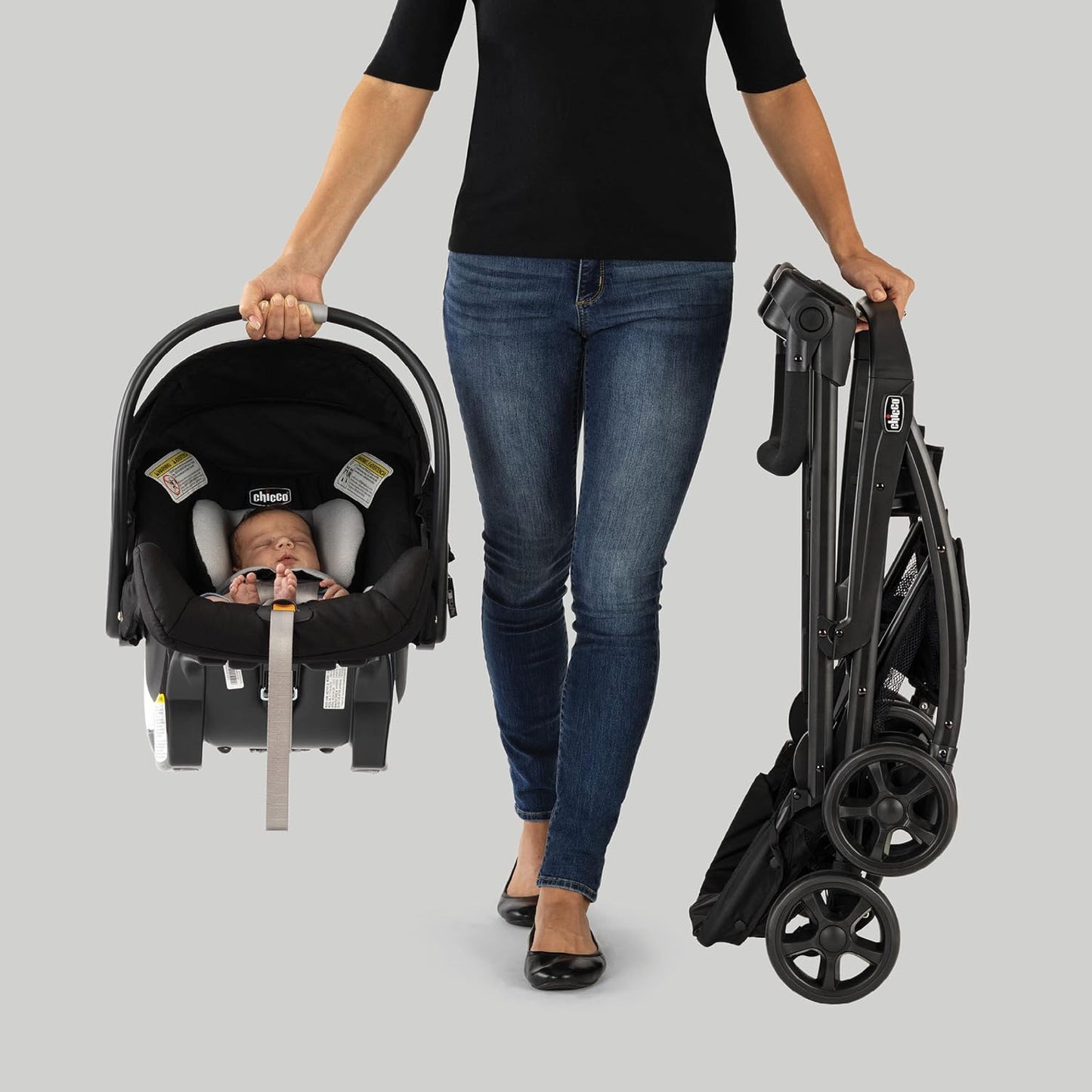 Chicco KeyFit Caddy - Marco para cochecito de bebé con mango ajusta...