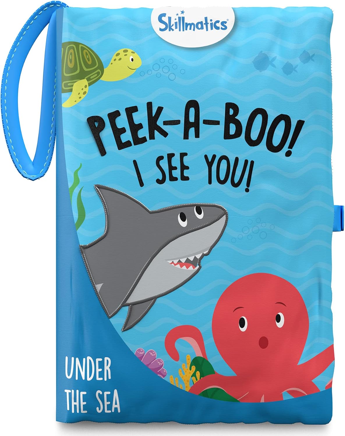 Skillmatics Peek-A-Boo - Libro de animales submarinos, libro de tel...
