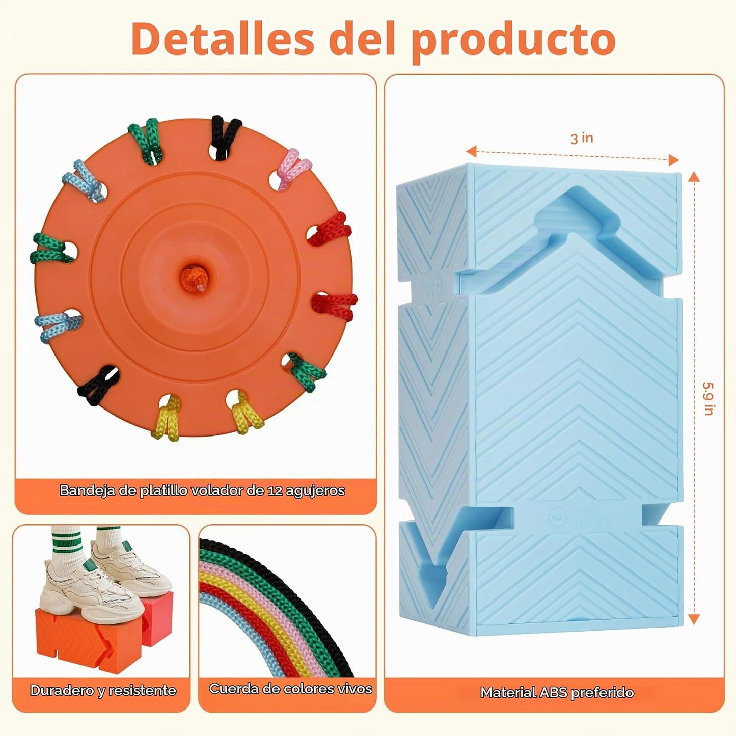 Juego de 5 bloques de construcción de trabajo en equipo, juegos de...