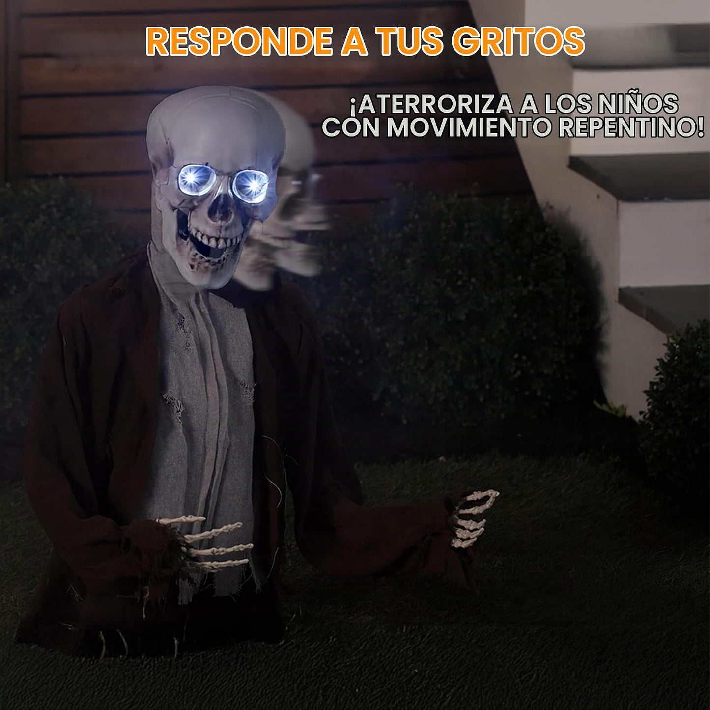 Evergreen - Zombi animado rompetierra para decoración exterior de H...