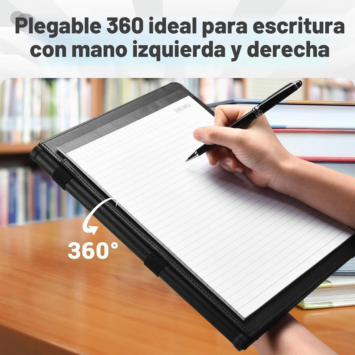 Portafolio con Portadocumentos Pacific Mailer Cuaderno con Portadoc...