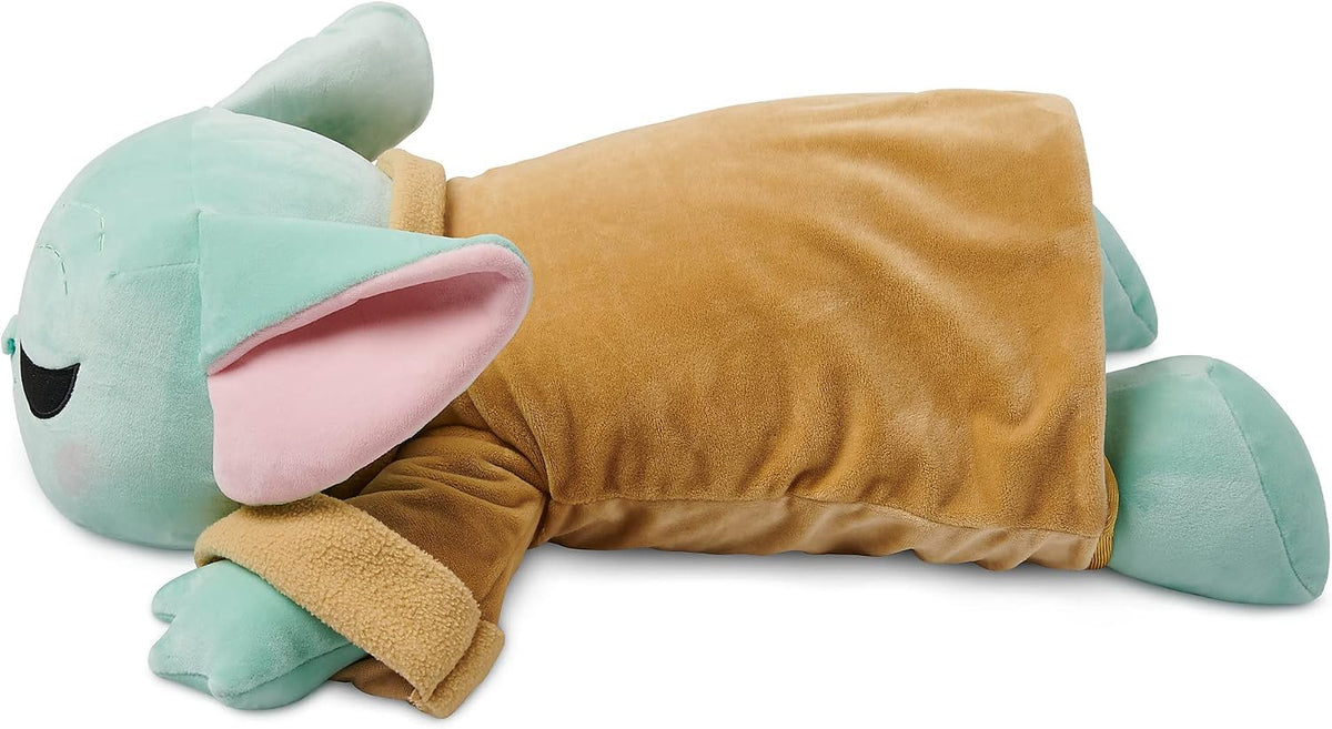 DISNEY STORE Peluche oficial de Cuddleez, Grogu, peluche grande, sú...