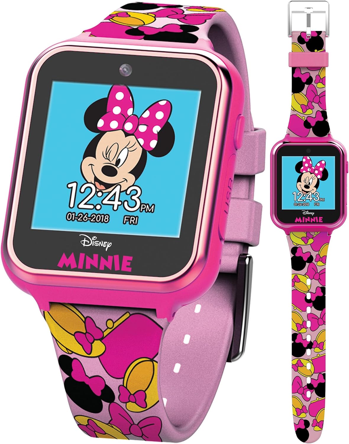 Disney Minnie Mouse Reloj inteligente interactivo para niños \u2013...