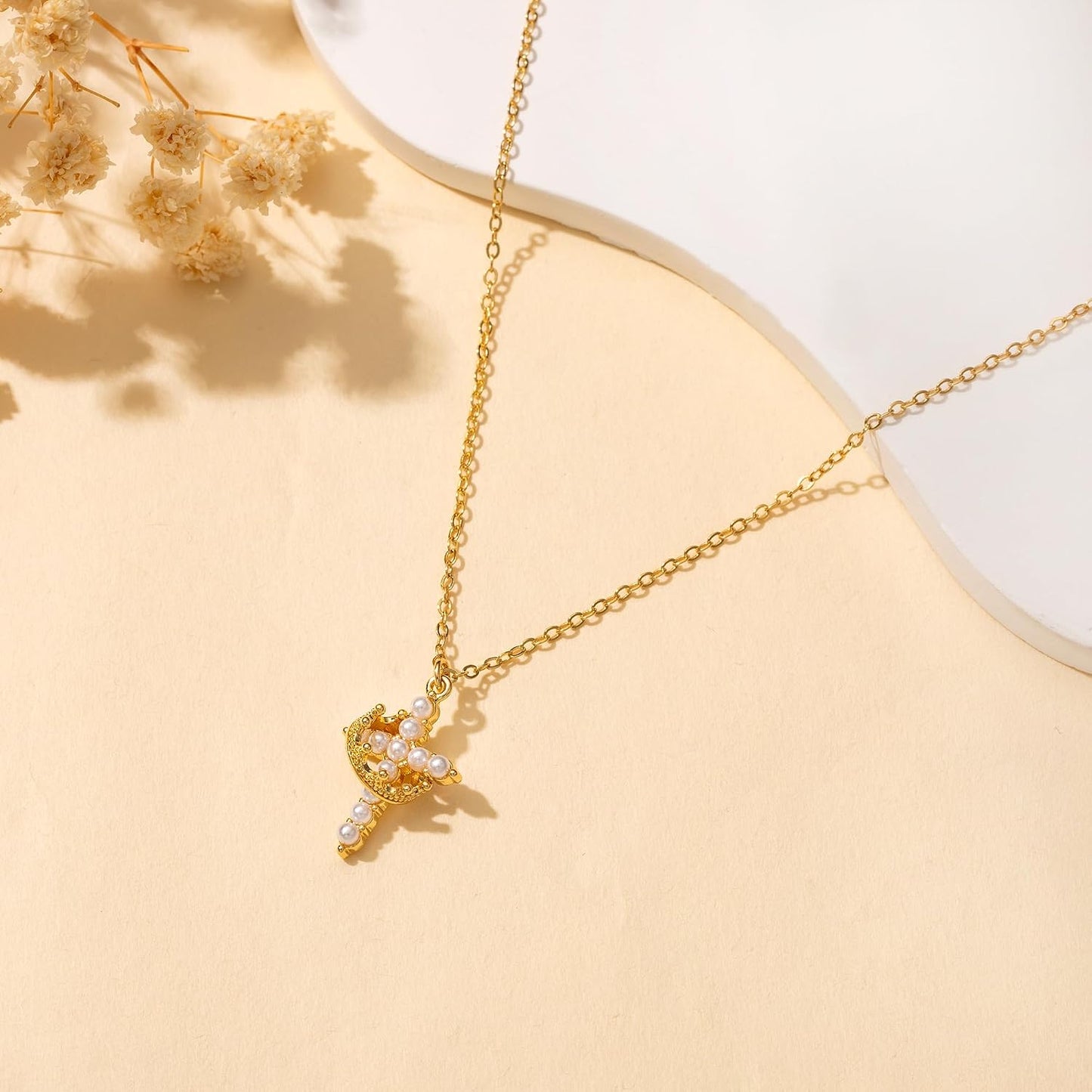 NECOCY Regalos de Pascua, collares mejorados con cruz de corona par...