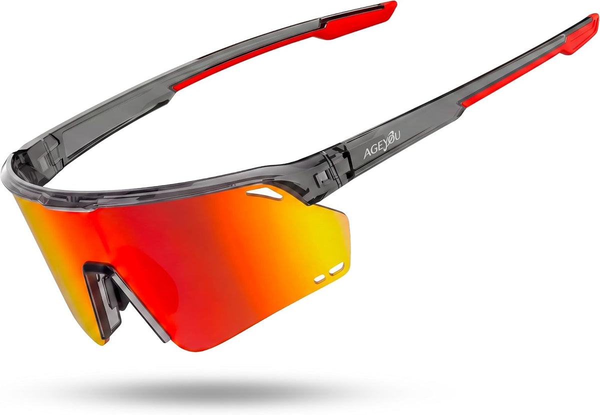 AGEYOU Gafas de sol deportivas polarizadas para hombres y mujeres |...