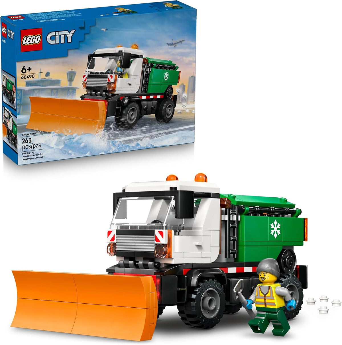 LEGO City Camión Quitanieves de juguete para niños \u2013 Vehículo...