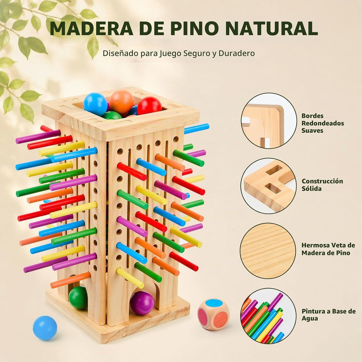 Greek Science Juego de viaje portátil: desafío de caída de bola de...