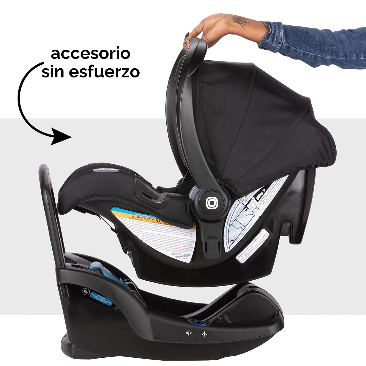 Diono LiteClik 30 R SafePlus Asiento y base de automóvil para bebés...