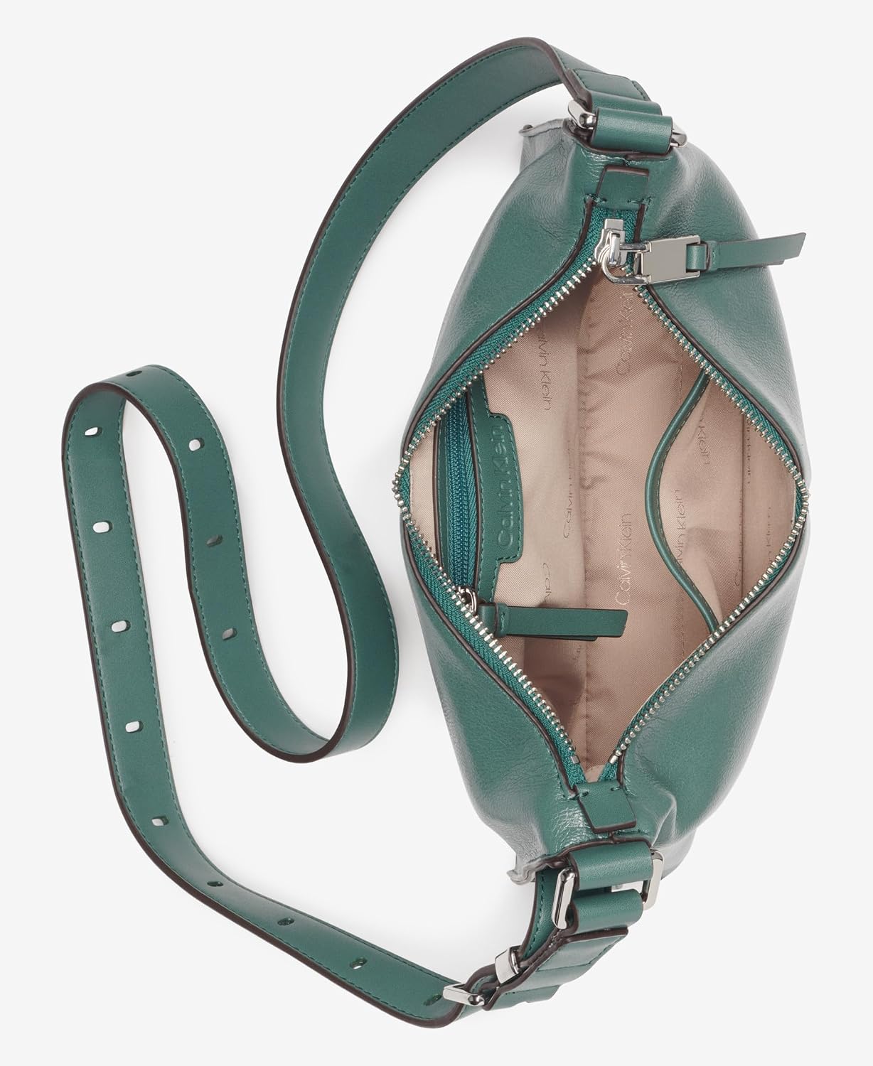 Calvin Klein Max Top - Bandolera con cremallera para mujer
