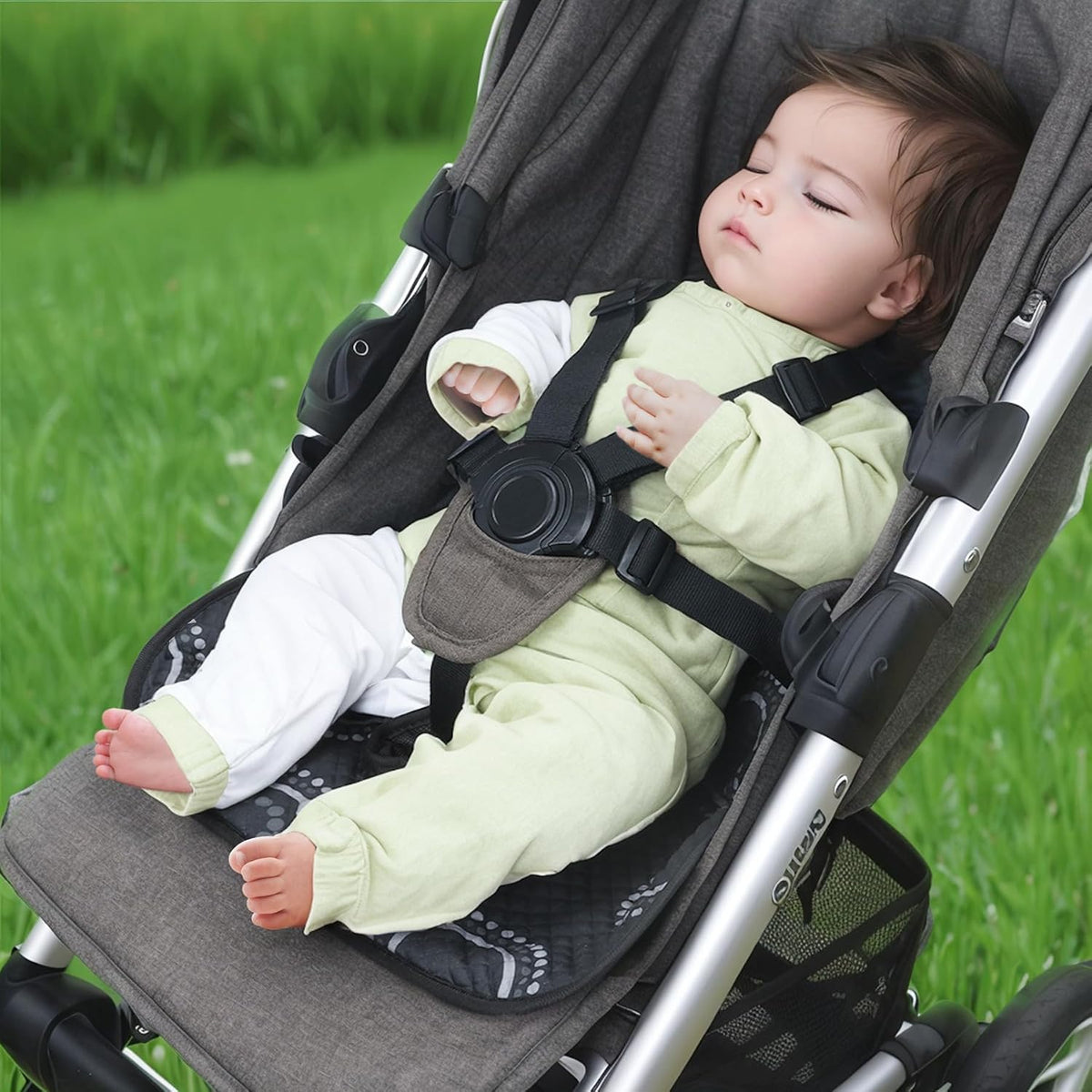 COOLBEBE Paquete de 2 protectores de asiento de coche impermeables...