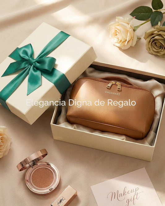 BAGSMART Bolsa de maquillaje Bolsa de cosméticos de viaje, estuche...