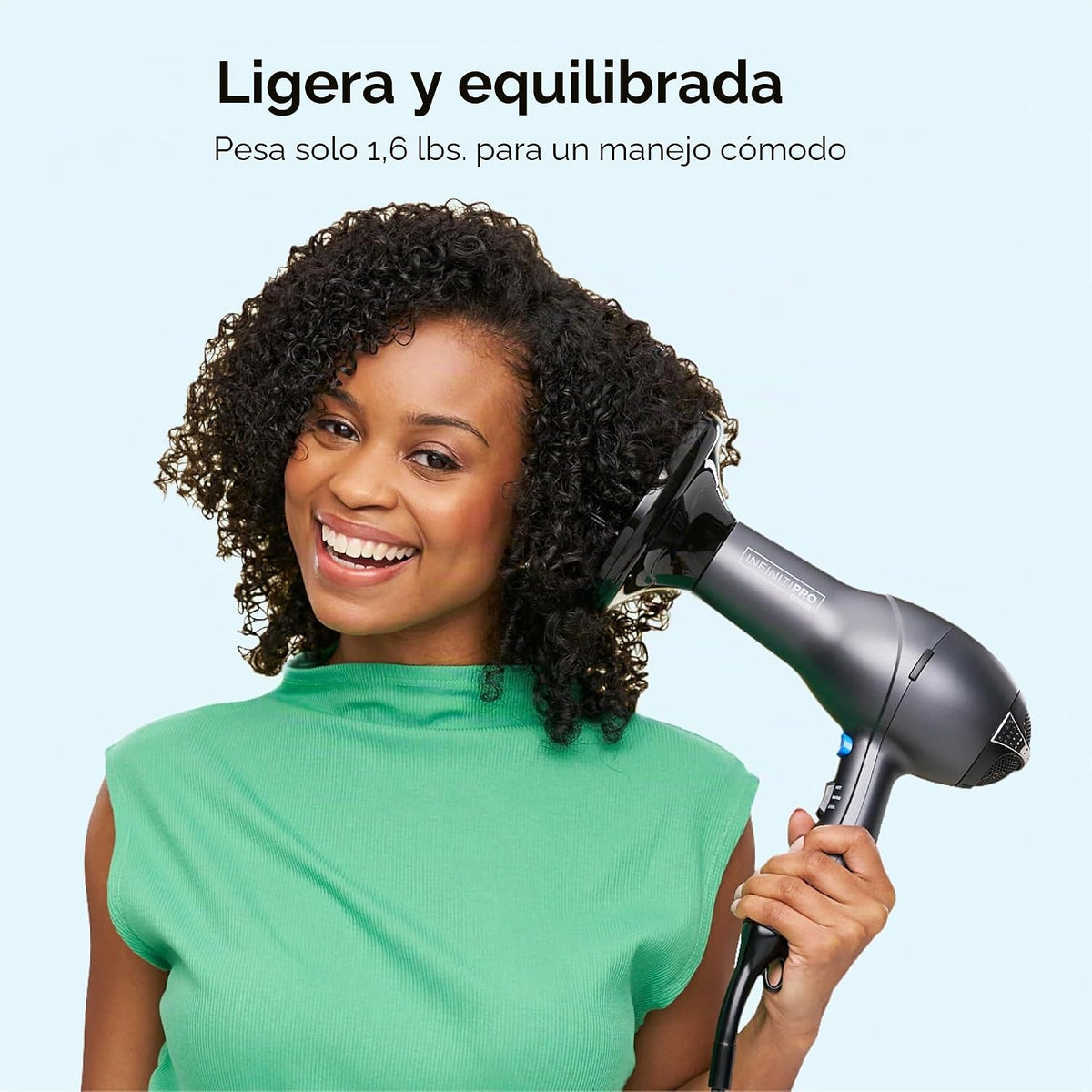 Conair Secador de pelo con difusor, concentrador y cepillo redondo,...