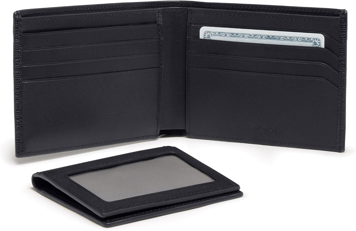 Tumi Mens Global Removeable Passcase Negro En Relieve Talla única
