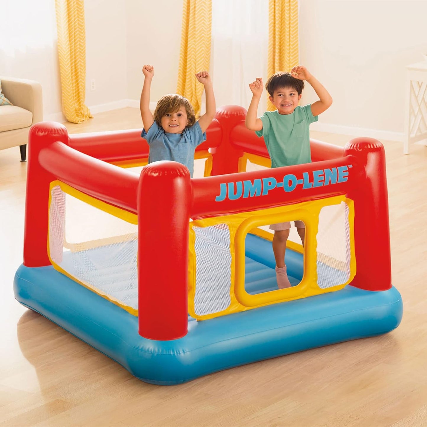 INTEX Jump-O-Lene - Cama elástica inflable para cama elástica y div...