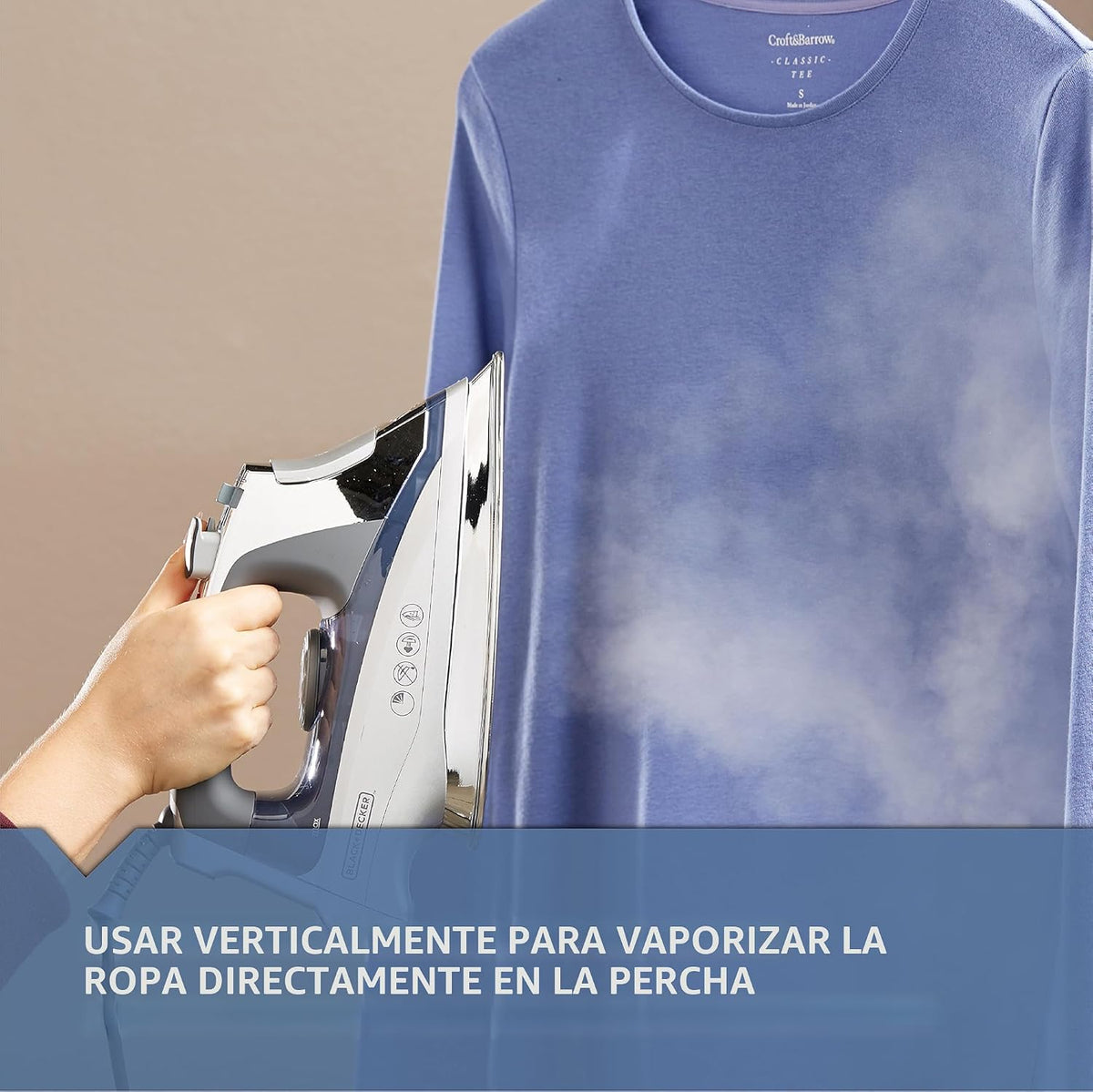BLACK+DECKER Allure - Plancha de vapor profesional para ropa | Pote...
