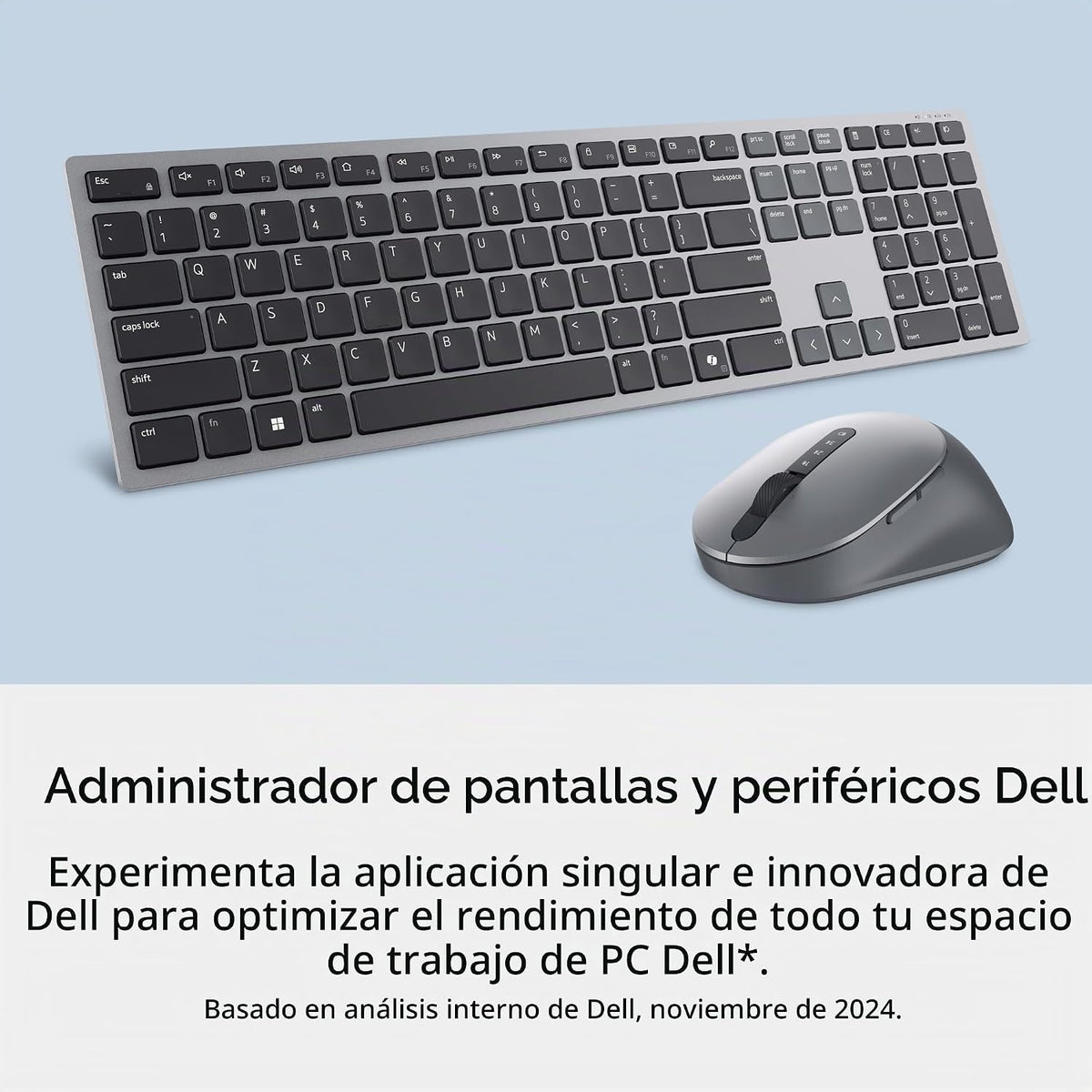 Dell Teclado y mouse inalámbricos premium - KM720 - Receptor inalám...