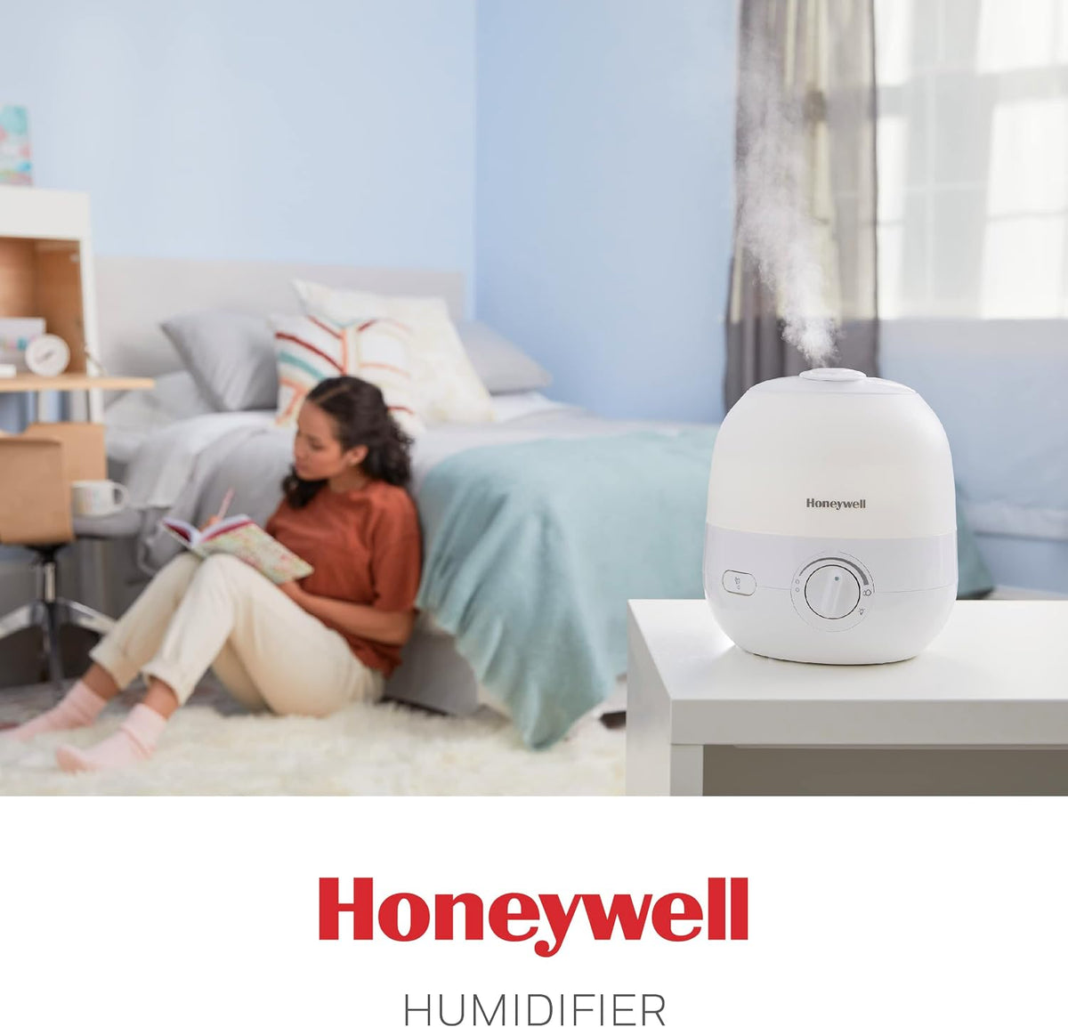 Honeywell Humidificador ultra brillante y difusor de aceite esencia...