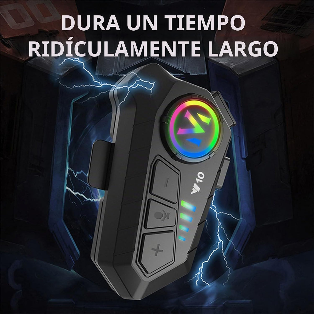 BTQILEYOO Y10 Audífonos Bluetooth para casco de motocicleta, auricu...