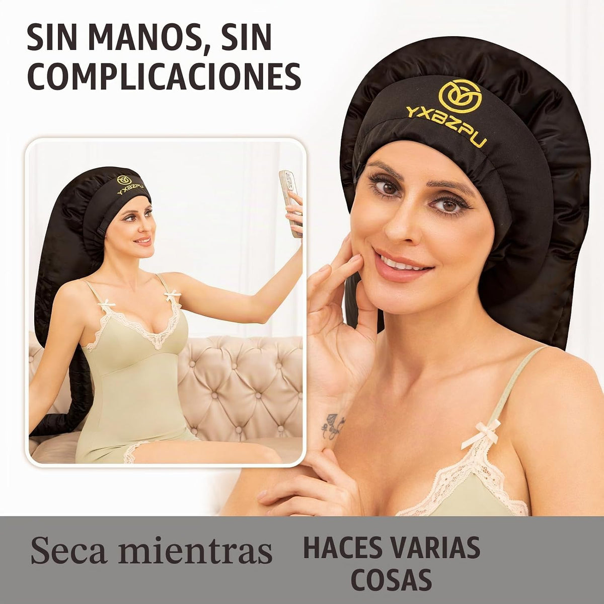 Secador de pelo con capucha, accesorio de secador de pelo con capuc...
