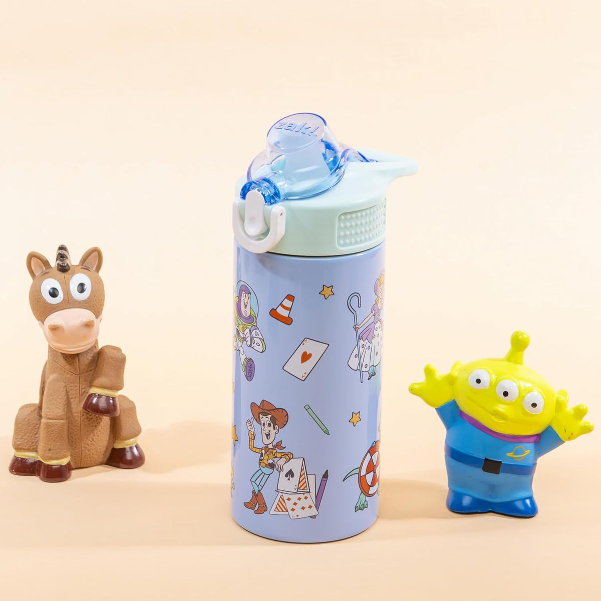 Zak Designs Disney Toy Story Sage - Botella de agua para niños con...