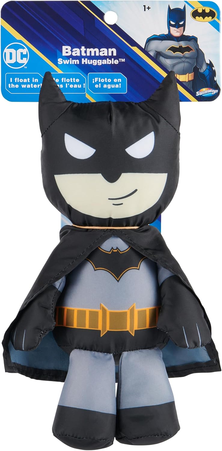Swimways DC Batman Swim Huggable, Batman - Juguetes de baño y playa...