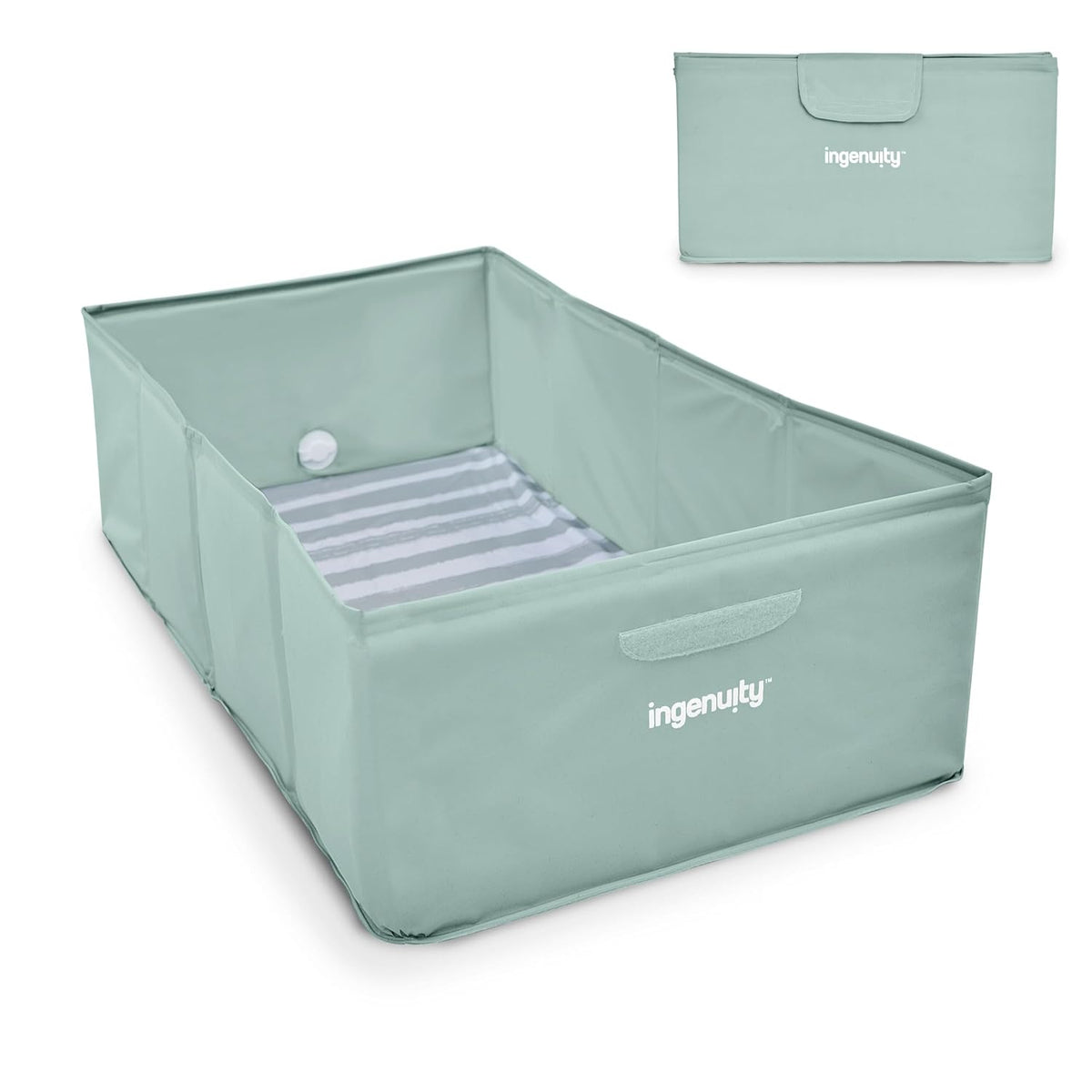 Ingenuity Tuckaway Bañera Plegable para Niños Pequeños, Convierte l...