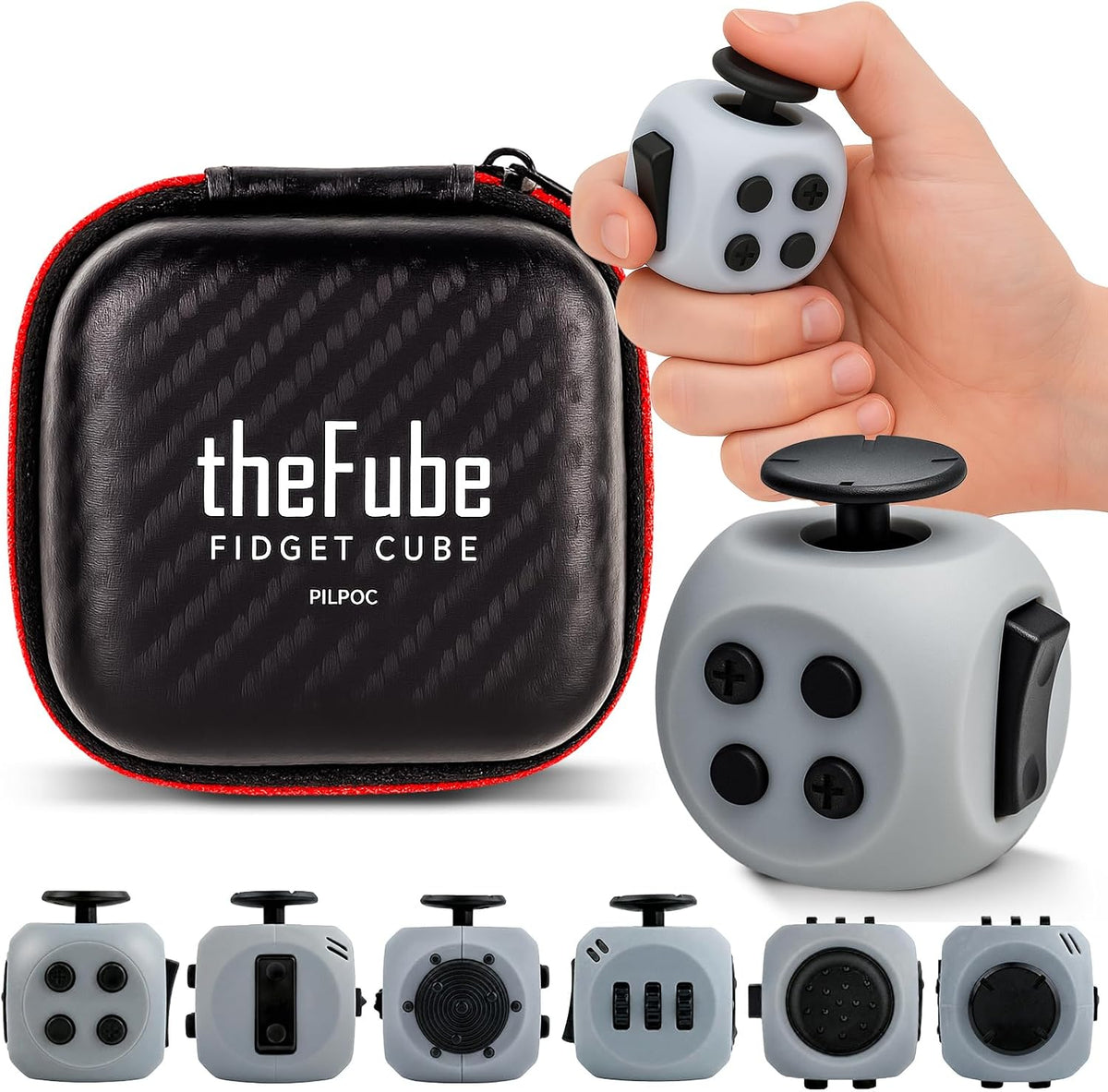 PILPOC theFube - Cubo para aliviar el estrés para adultos y niños (...