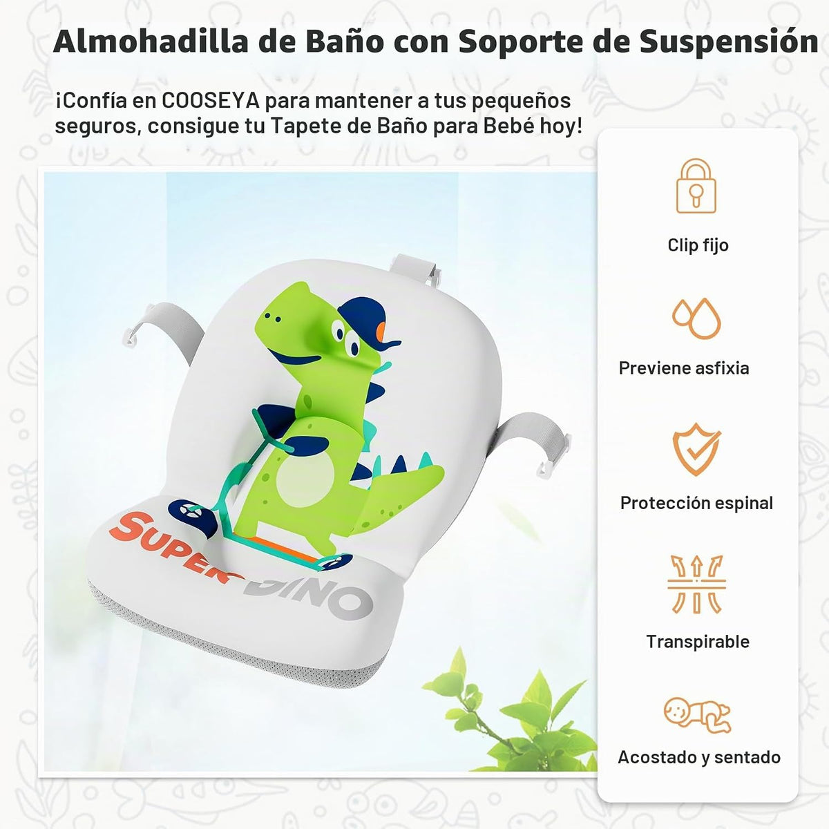 Bañera plegable para bebés recién nacidos con termómetro y cojín fl...