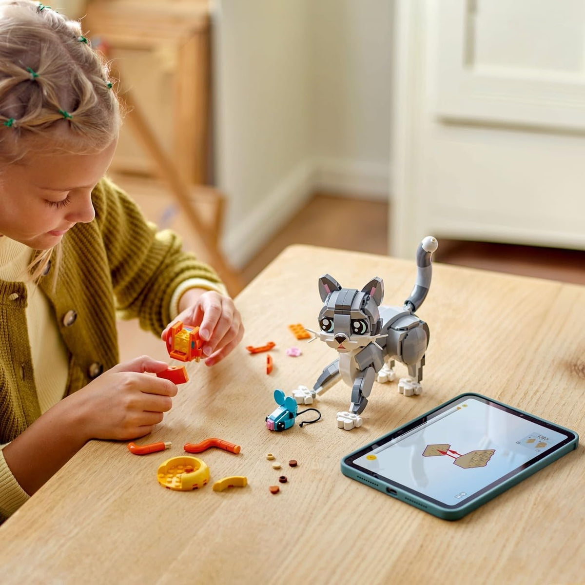LEGO Creator 3 en 1 Juguete de Gato Juguetón - Juguete de Construcc...