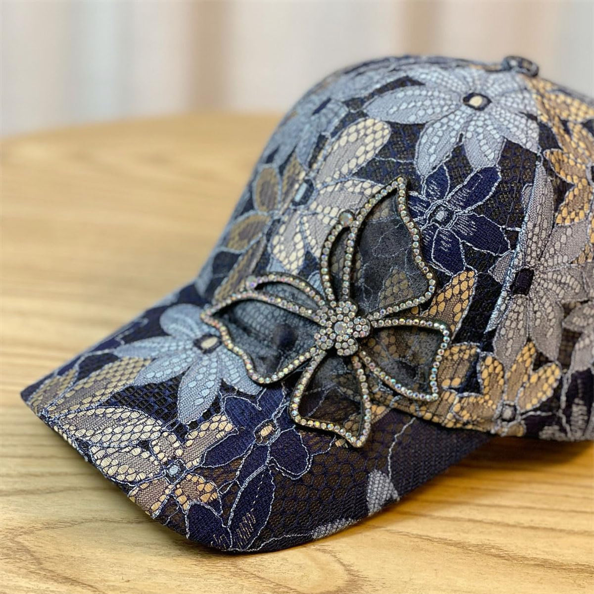 Bling Bling - Gorra de béisbol con diseño de mariposa para mujer, d...