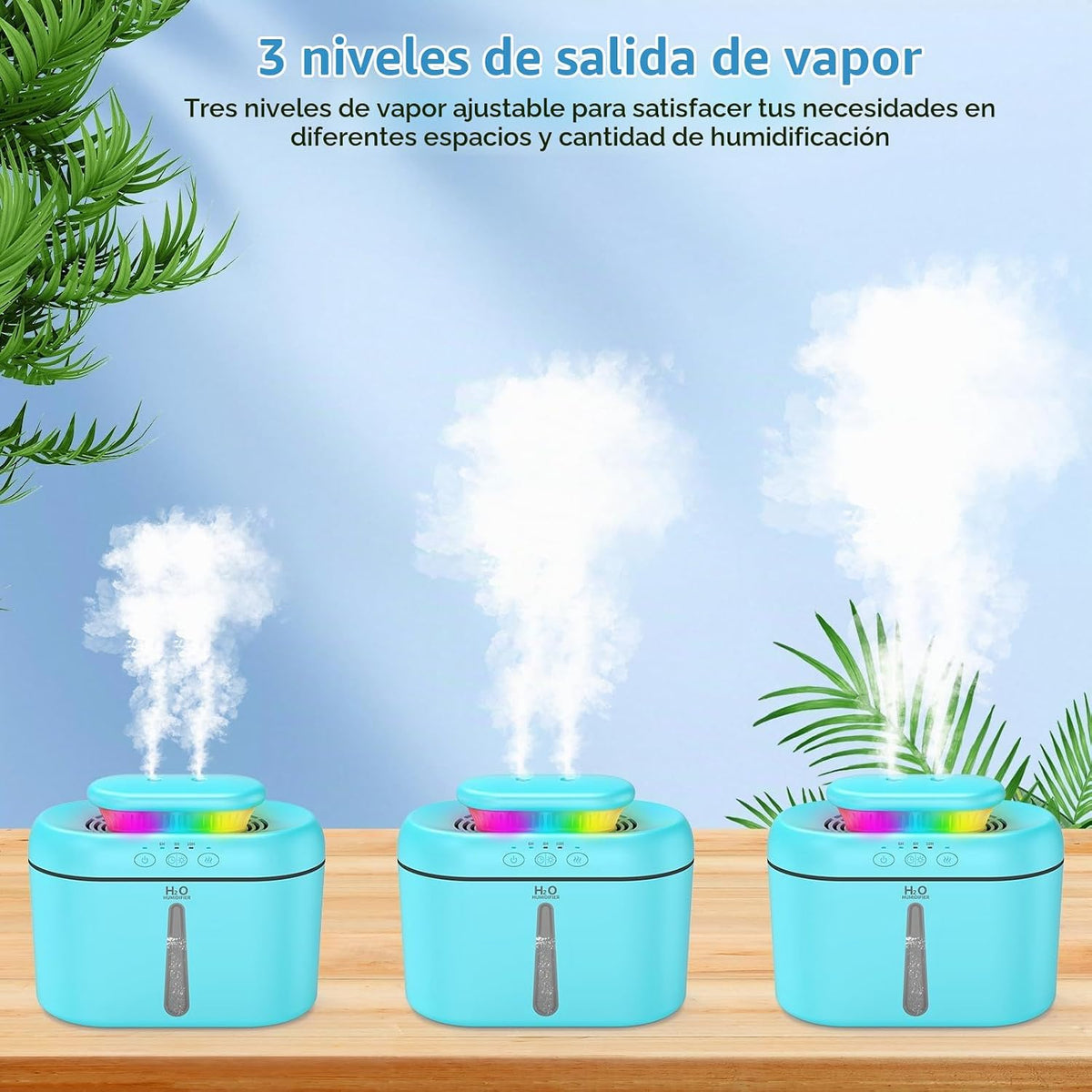 SZO Humidificador de plantas para interiores, humidificadores de 2....