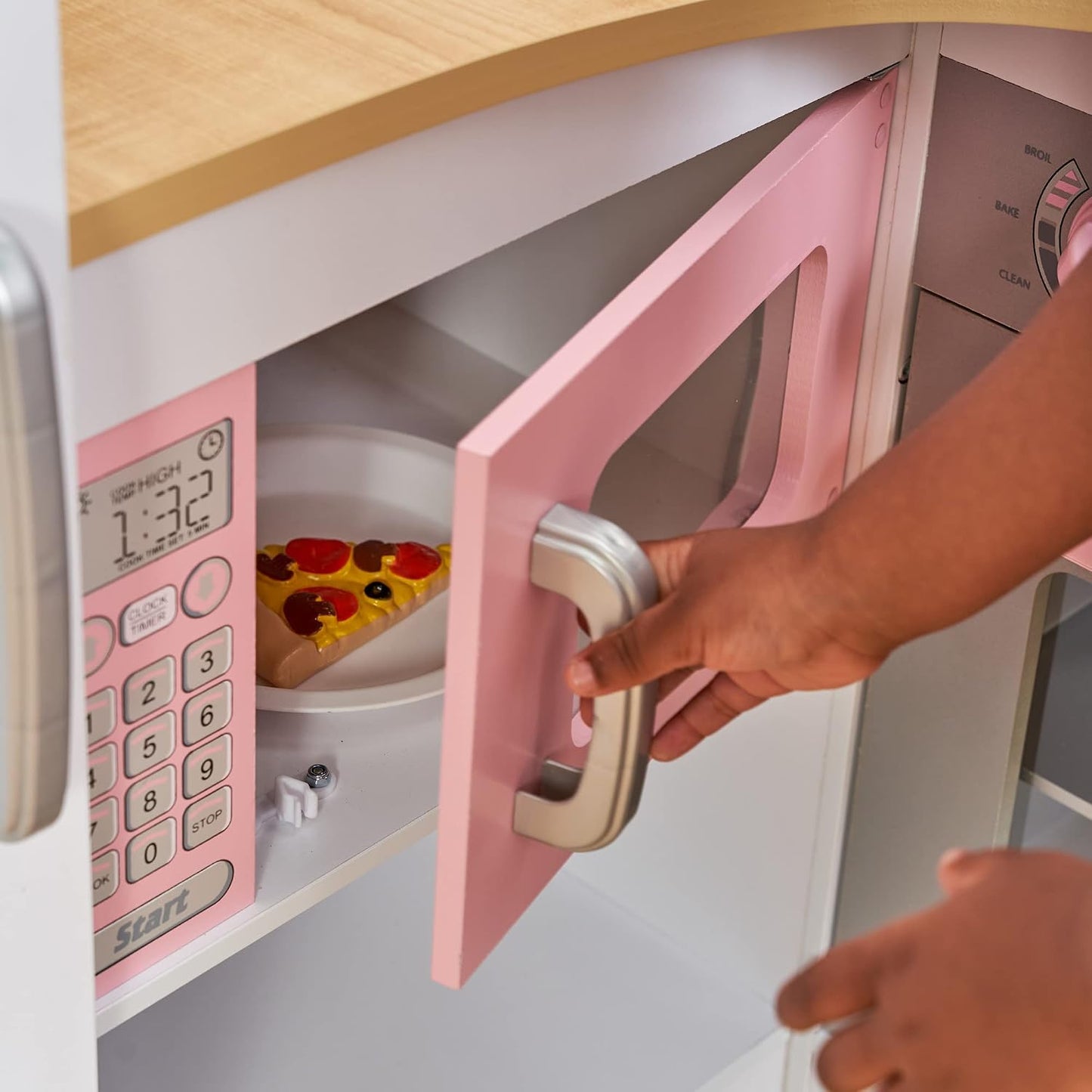 KidKraft Grand Gourmet - Cocina esquinera de madera con lavadora, p...