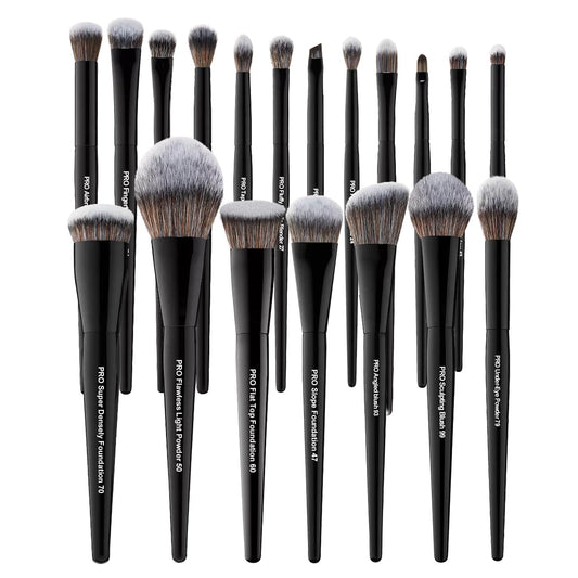 Bueart Design Juego de 19 Brochas de Maquillaje de Grado Profesiona...