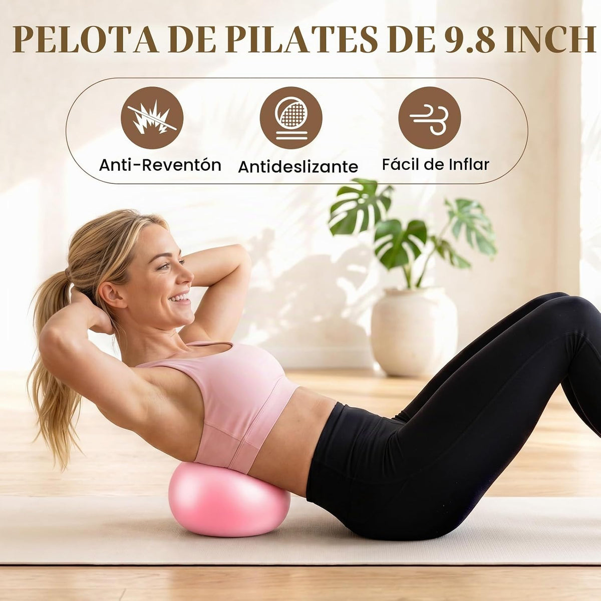 JELUTAR Kit de pilates para mujer, entrenamiento en casa, juego de...