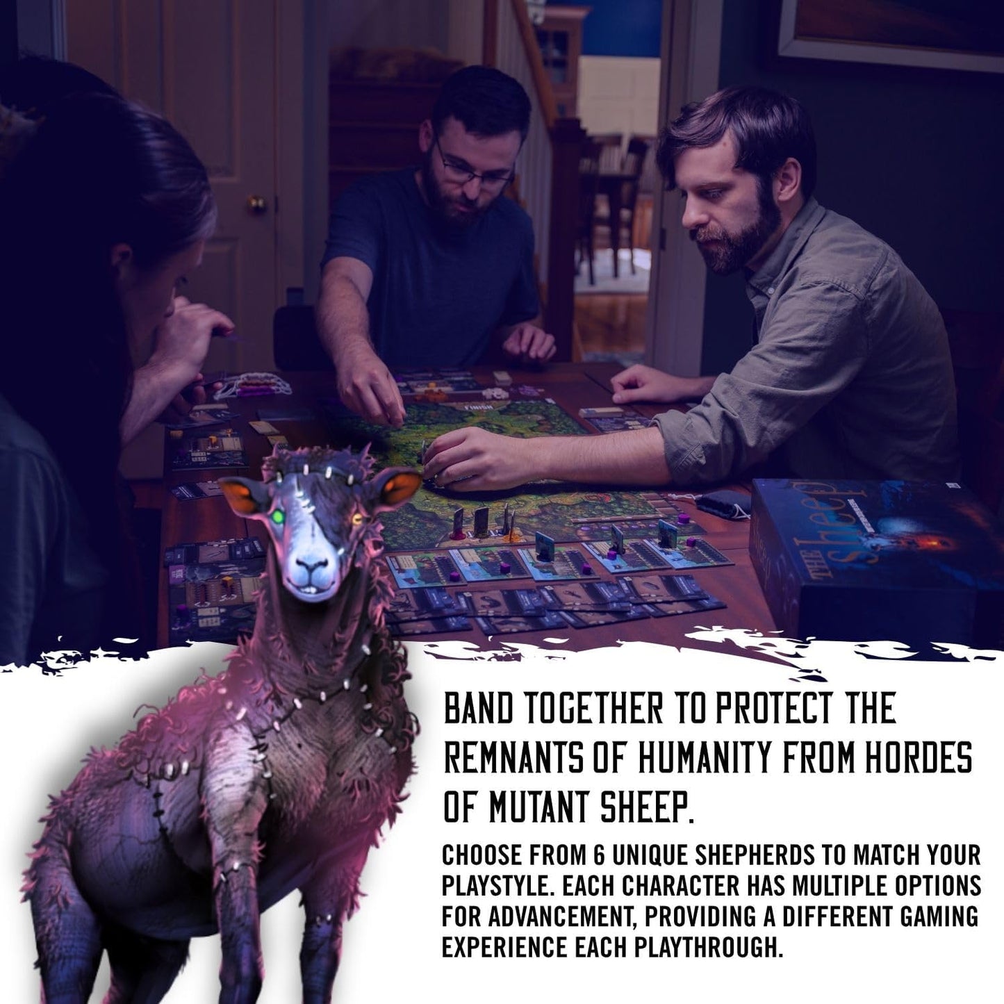 The Sheep Board Game - Juego de estrategia de comedia de terror coo...
