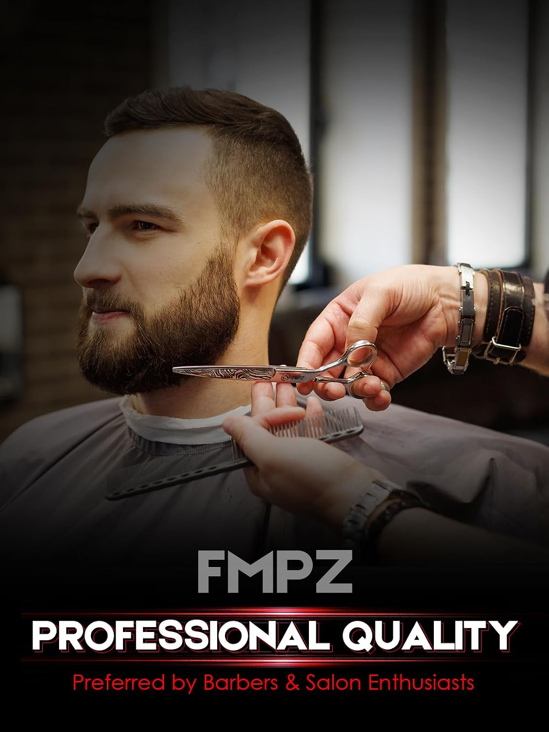 Tijeras de corte de cabello profesionales, tijeras de peluquero de...