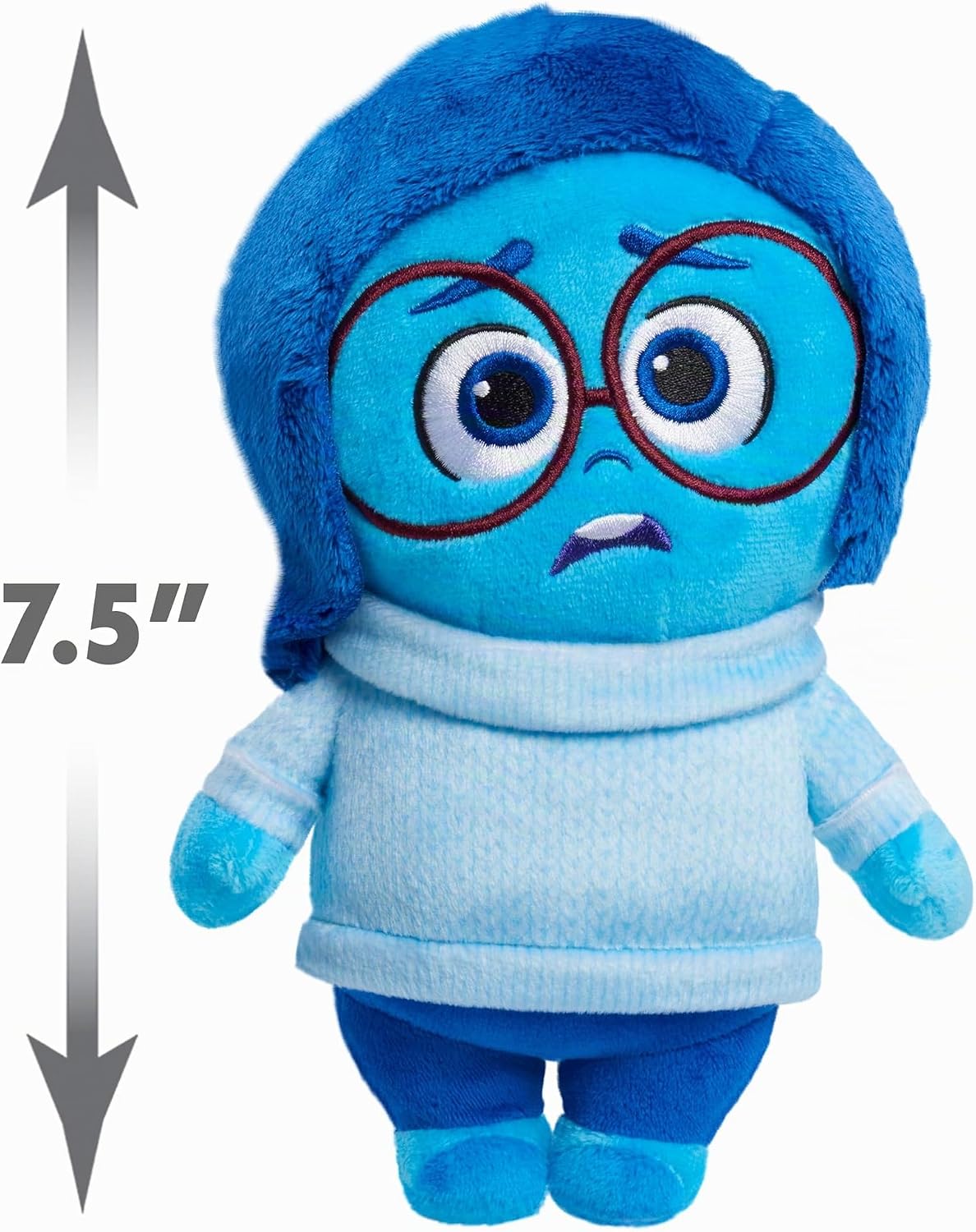 Inside Out 2 Talk It Out - Peluche pequeño, tristeza, juguetes para...