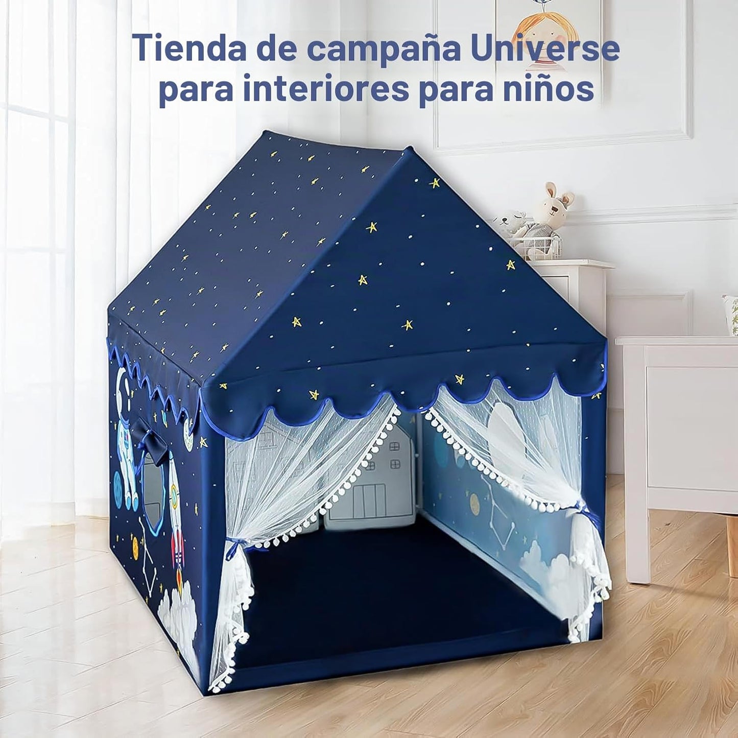 Tienda de campaña de juegos para niños, tienda de campaña interior...