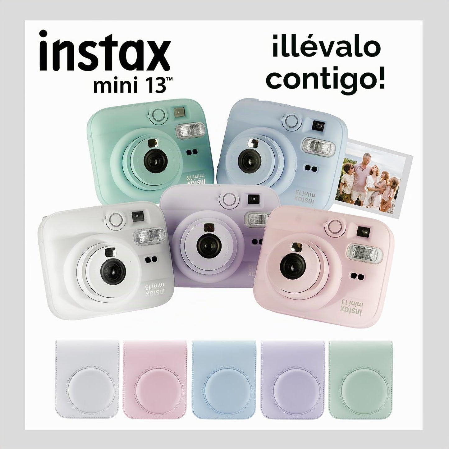Fujifilm Cámara instantánea Instax Mini 13 con 60 películas y acces...