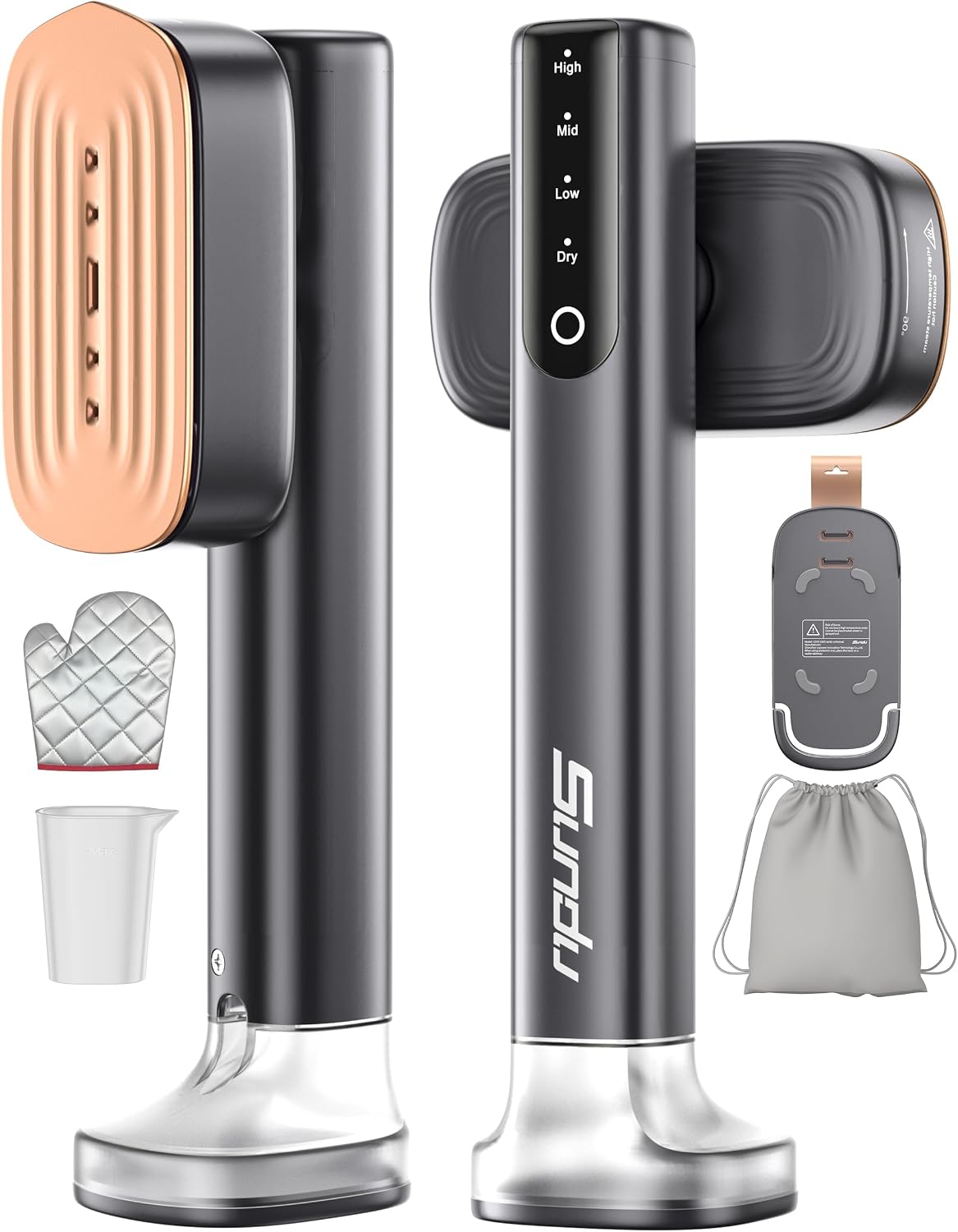 Sundu Vaporizador de viaje para ropa, eliminación rápida de arrugas...